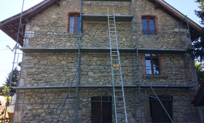 Rénovation de maison, Abrets en Dauphiné, Florent Prost Maçonnerie